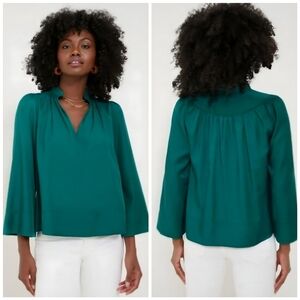 Tuckernuck Pomander Place Emerald Green Phillipa Top, XS
